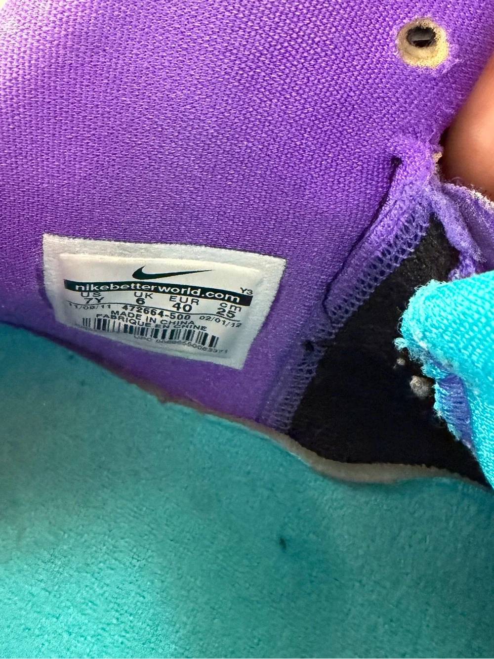 Nike LeBron *RARE* 9 Summit Lake Hornets 7Y W 8.5 2012 Retro Basketball Sneaker